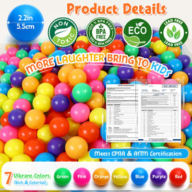 Hovenlay purple pink orange balls brighten play spaces and encourage imaginative pretend time.