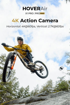 HOVERAir X1 PRO folded design for portable travel and quick setup