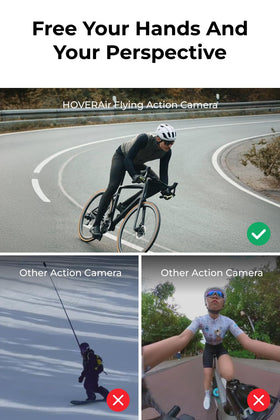 HOVERAir X1 PRO follows swiftly up to 42 km/h for dynamic shots