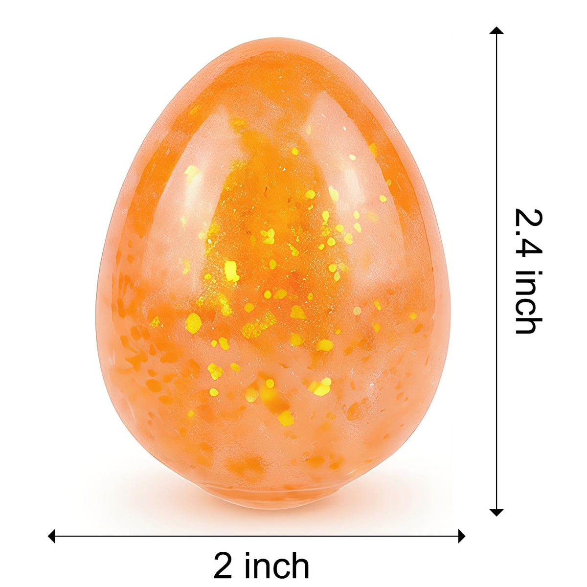 Howzcci Easter Egg Squeeze Green — durable, non-toxic eggs for home use