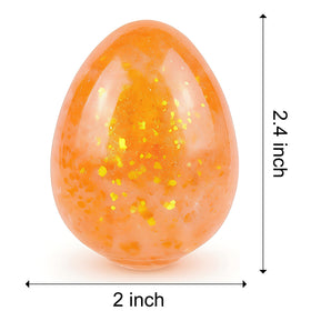 Howzcci Easter Egg Squeeze Green — durable, non-toxic eggs for home use