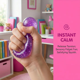 Howzcci Easter eggs squishy toy on table as party favors