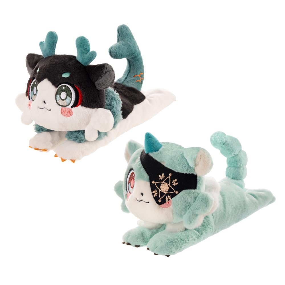 HOYOVERSE Honkai Star Rail Awooo plushie Chimera dragon side pose, great for shelf display and gifting.