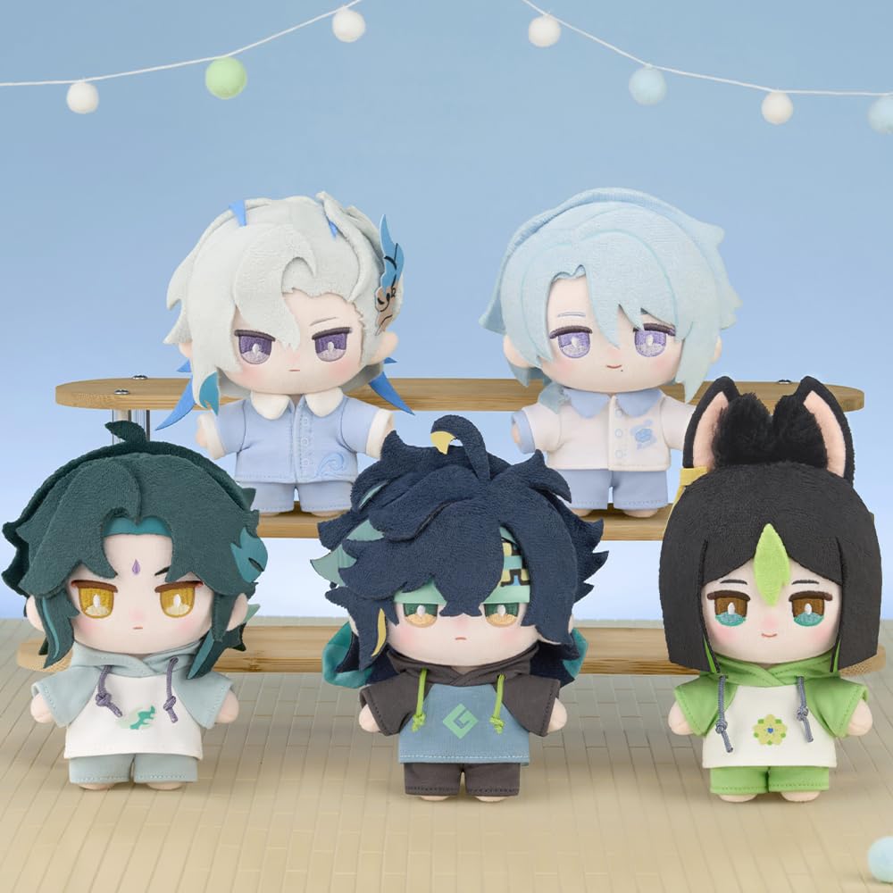 HOYOVERSE Neuvillette plushie detail stitching, showcasing craftsmanship