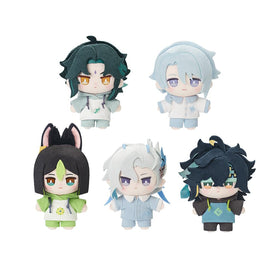 HOYOVERSE Neuvillette plushie side view, ideal for shelf display