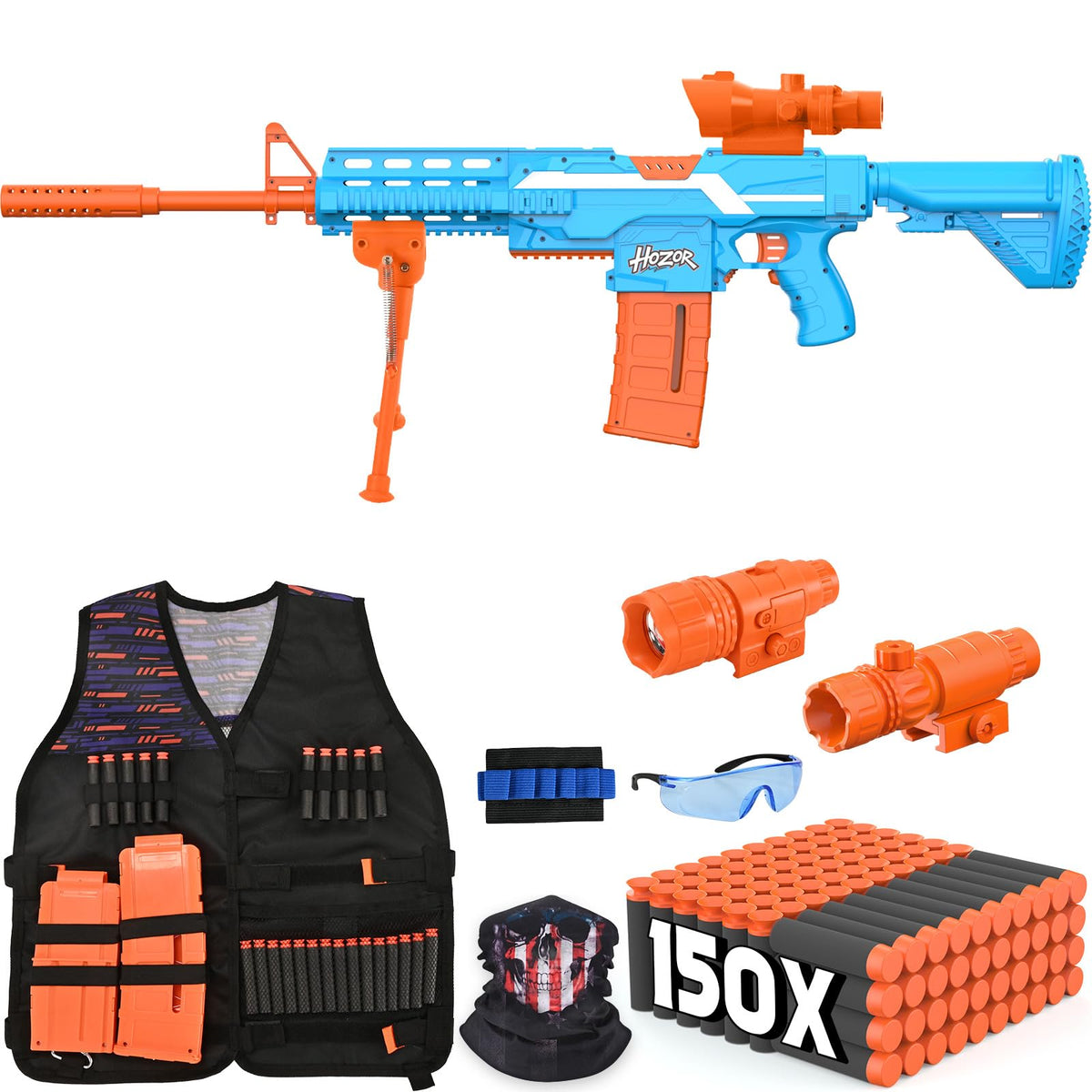 Hozor TriFireX pistol mode for quick backyard skirmishes.