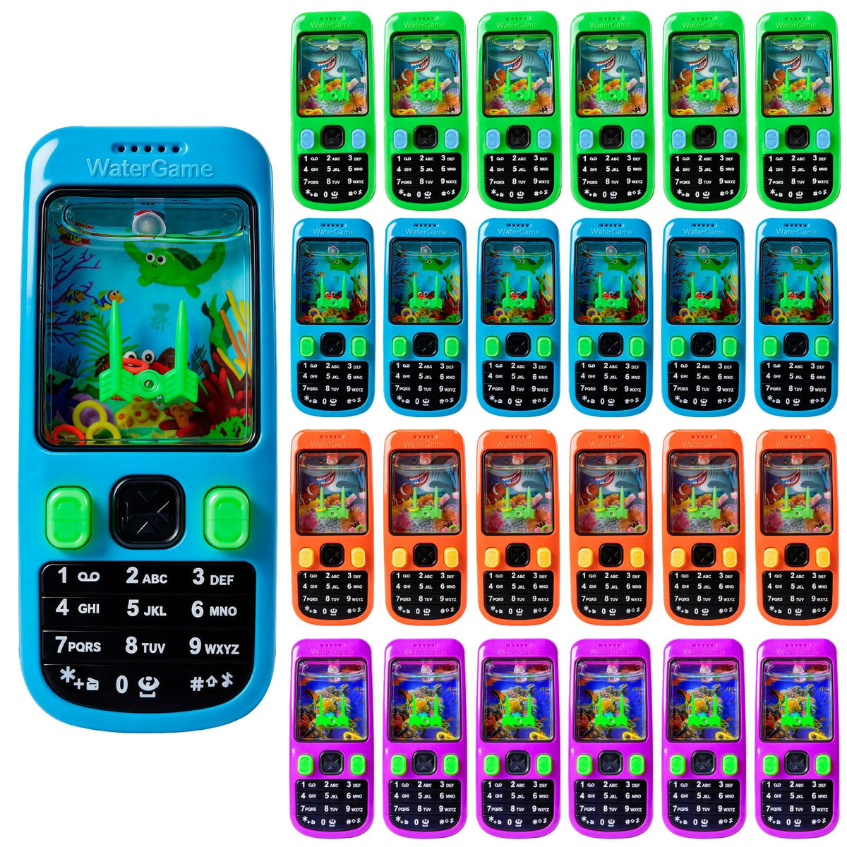 HOZUZER water ring toss 24-pack packaging view for party-ready fun