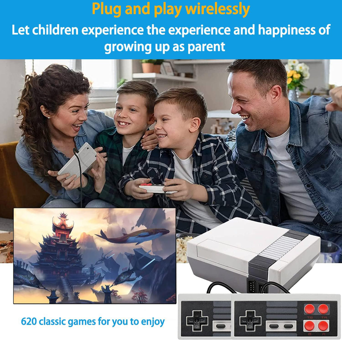 Hqeeun 620 HDMI and AV output supports TV or monitor display