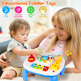 HQXBNBY toy table lights flash with music for engaging sensory play