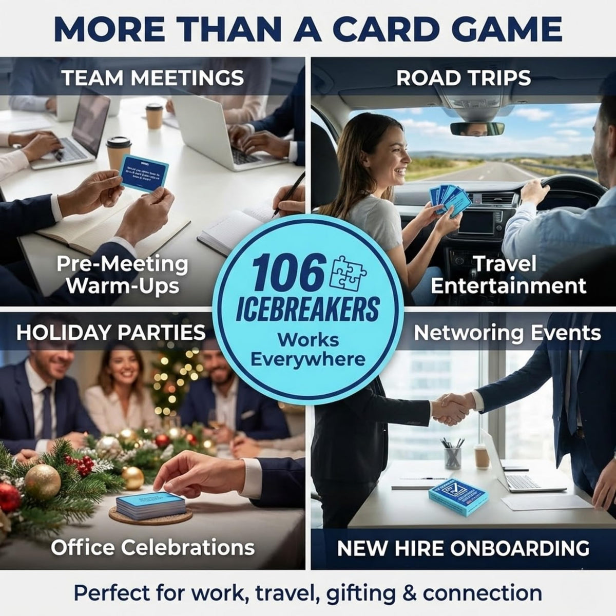 HR Approved premium packaging highlights quality ice breaker content