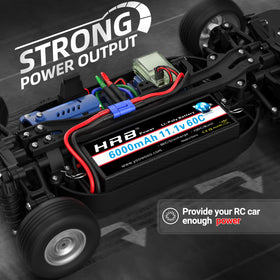 HRB hard-case LiPo battery pack for safe RC operation.