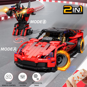 HSANHE remote control racing car side view demonstrates interactive play