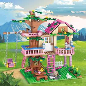 HSANHE Tree House Building Set ideal birthday gift for curious kids ages 6 and up