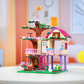 HSANHE Tree House Building Set durable forest playset for lasting family fun