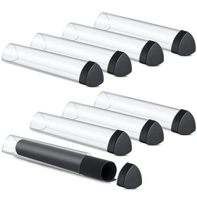 Hsei 8-pcs gaming prism playmat tube keeps mats organized and portable.