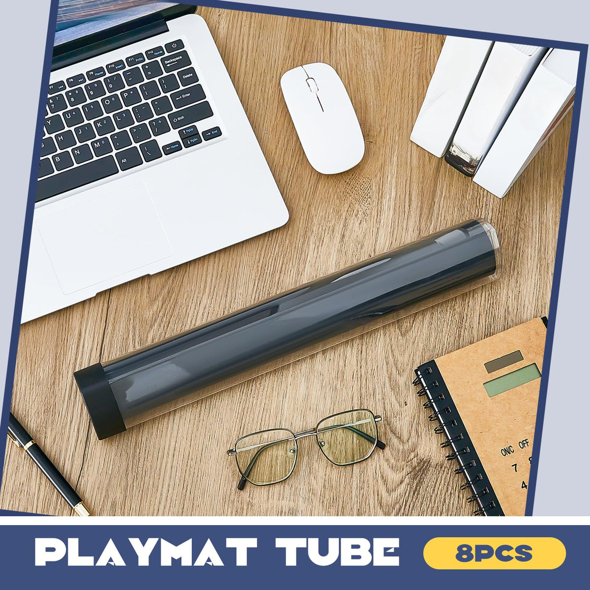 Hsei durable PVC tube for long-lasting playmats and collectibles.