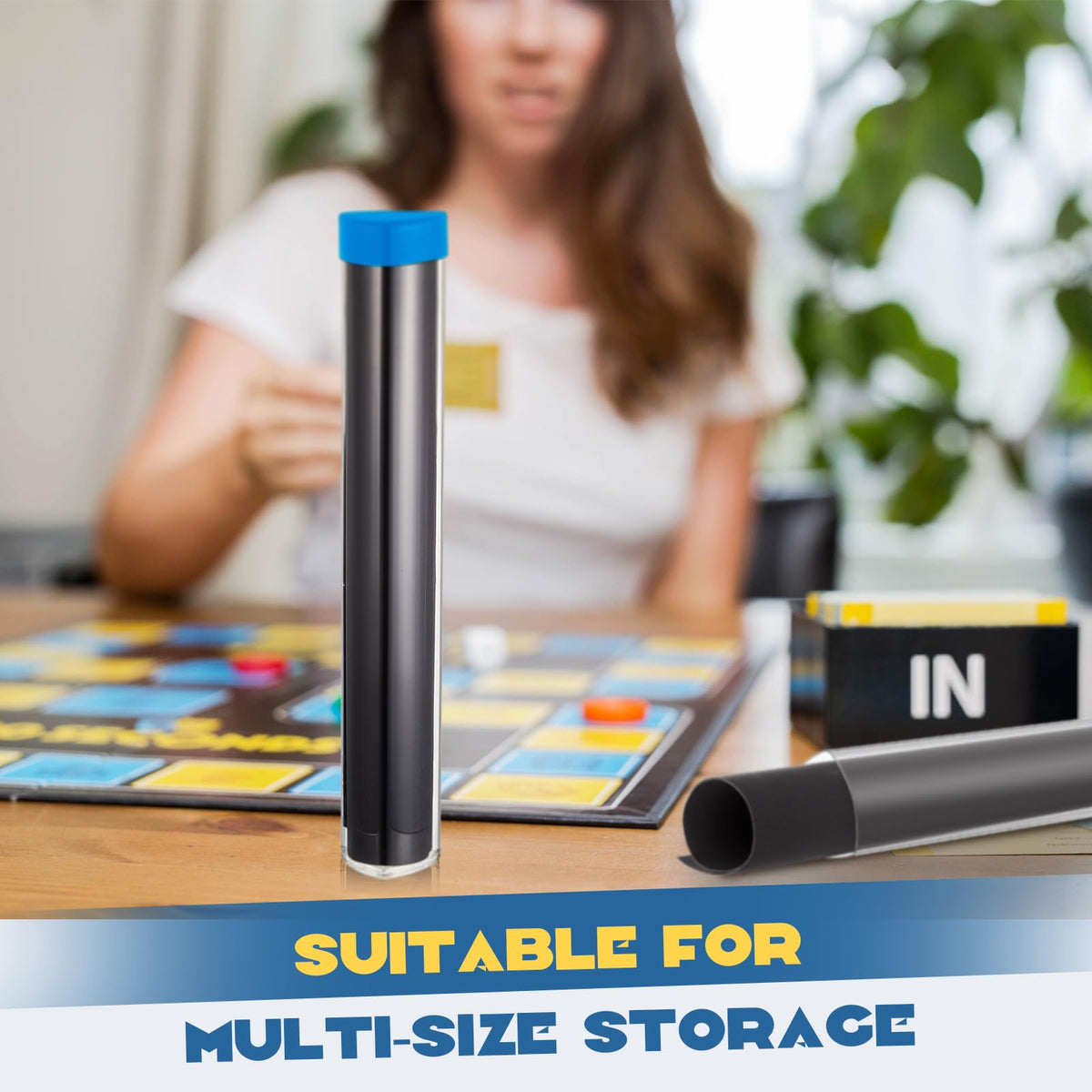 Hsei playmat tubes durable PVC no odor for long-lasting use