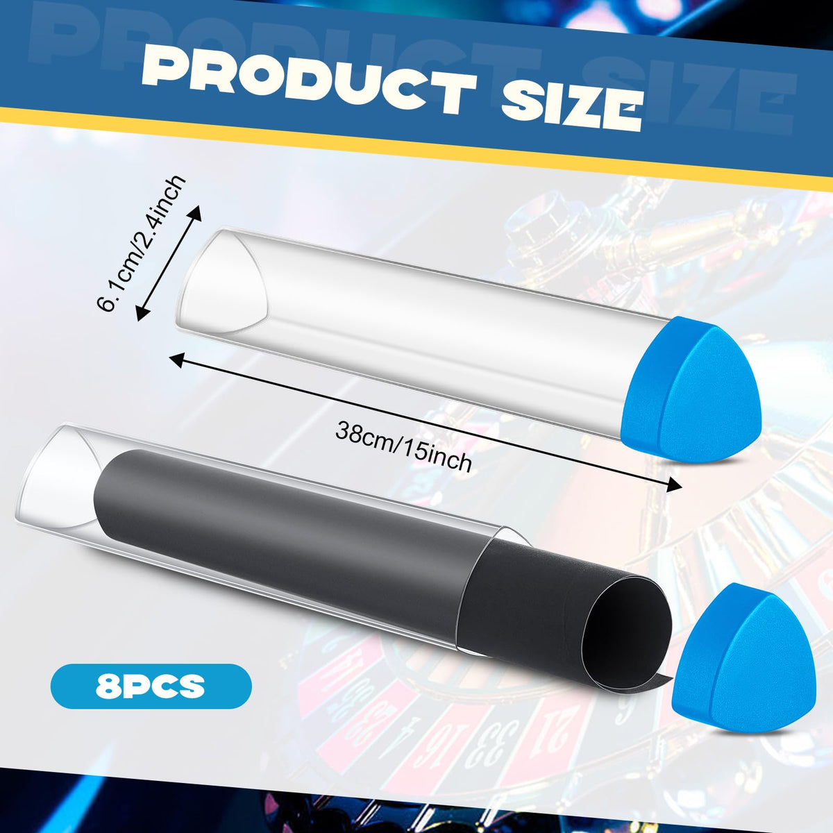 Hsei prism playmat tube 15-inch easy access for mats