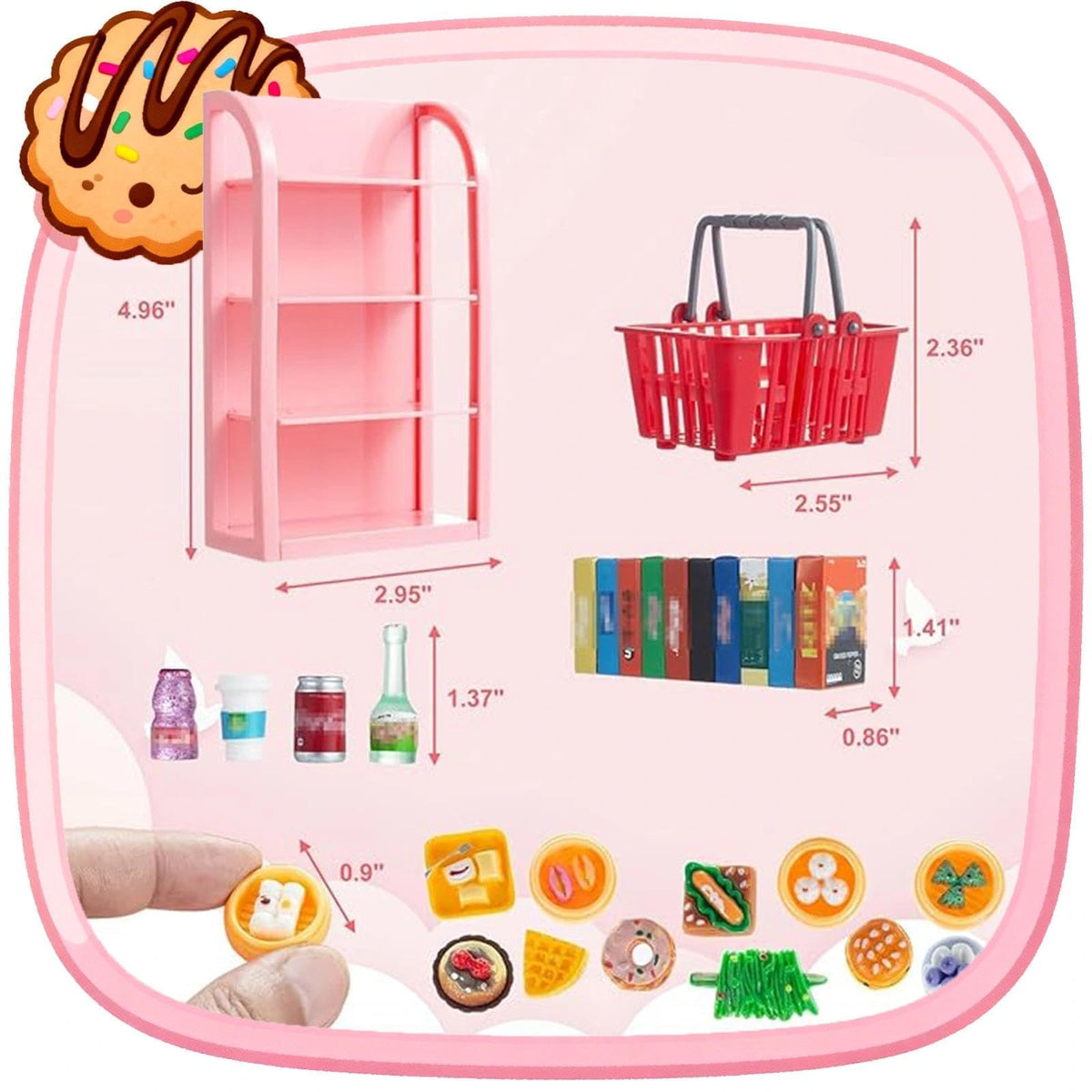HSJH mini-food-toy collection promotes imaginative play and display