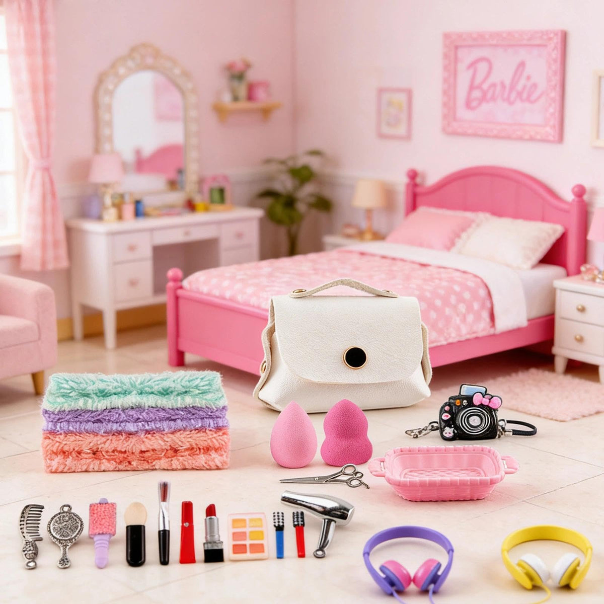 HSJH tiny toothpaste and toothbrush set for bathroom scenes