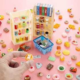 HSJH shopping-baskets-miniature-set ideal for pretend shopping
