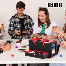 HSMH MTG Deck Box interior lining reduces card friction and damage.