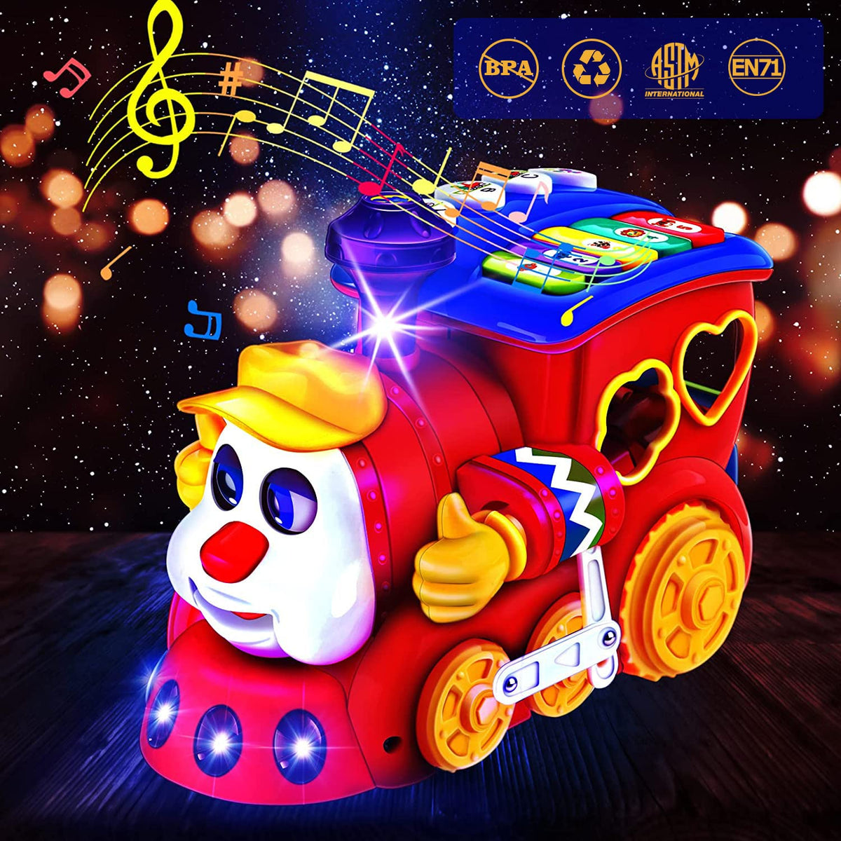 HSNEOI birthday or Christmas gift train toy for toddlers
