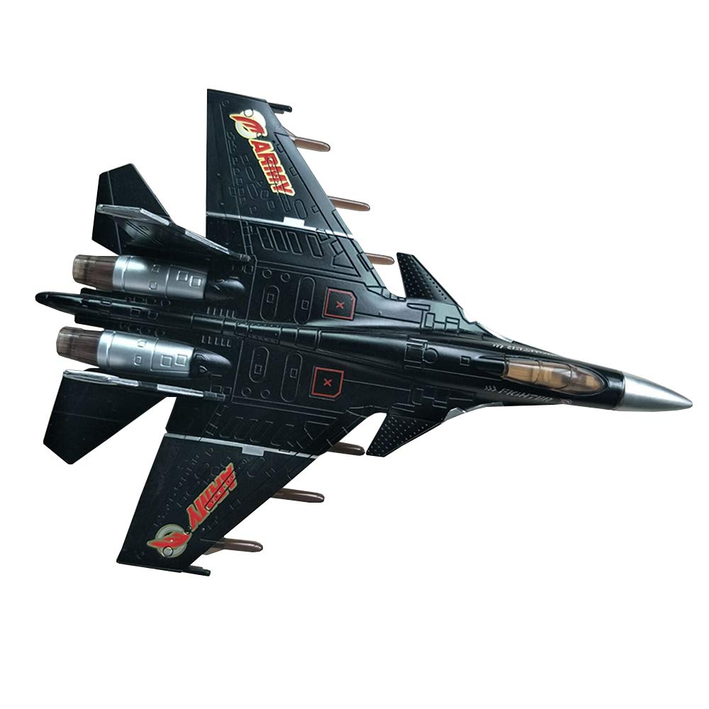 HSOMiD die-cast fighter jet toy emphasizes durable construction and realistic detail.