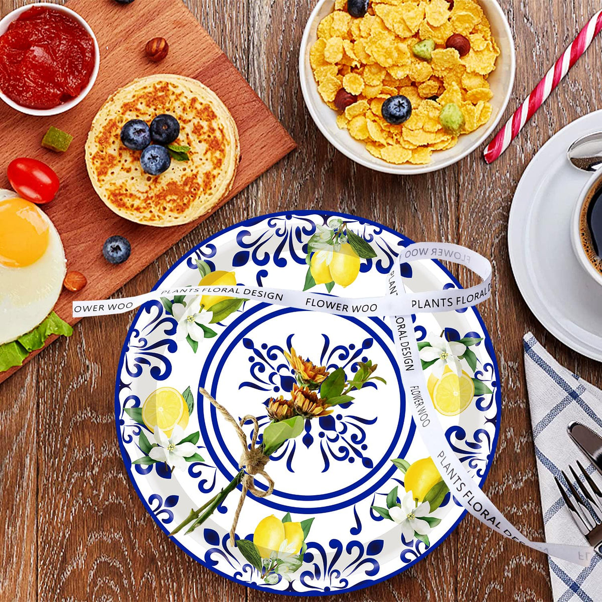 HSPAIDYP Capri Lemon 100-piece set ready for large events.