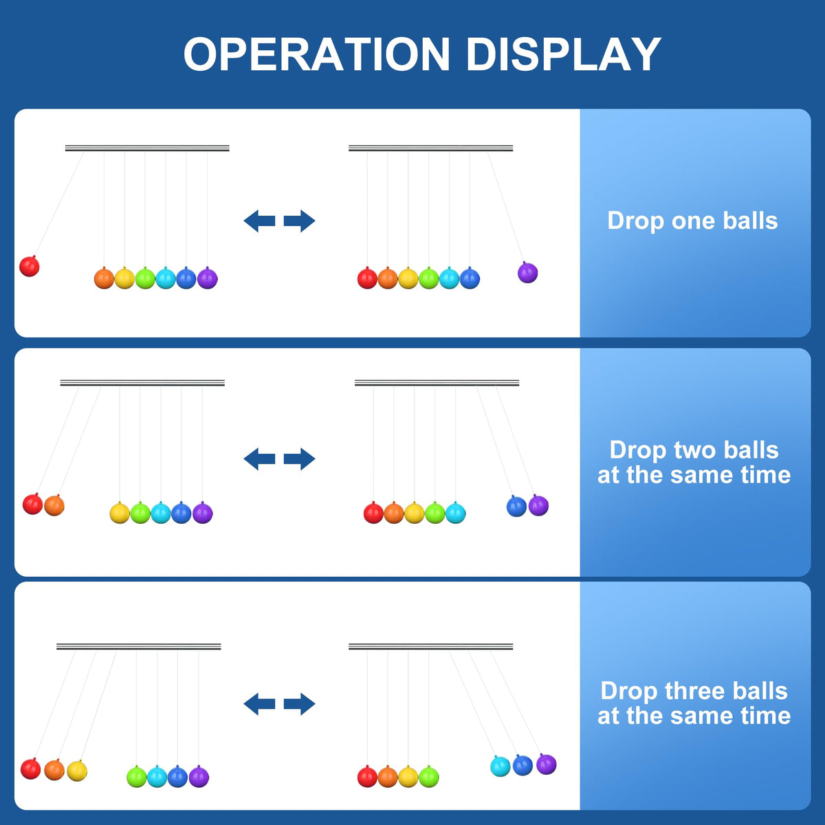 HSRBO Newtons Cradle offers a durable base for long-lasting use.