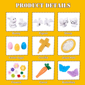 HTOWPMLS Jesus 3-in-1 resurrection scene blocks inspire Easter-themed building