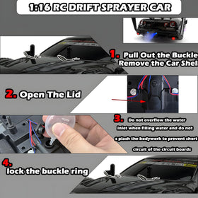 HTURCCOP drift car two batteries extend playtime for longer fun.