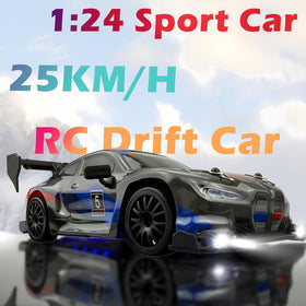 HTURCCOP RC drift car side view highlights 4WD traction for precise drifts