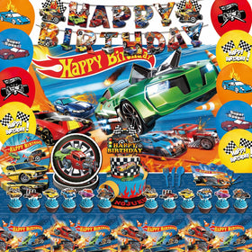 htwhvt hot car banner adds festive flair to birthday decor.