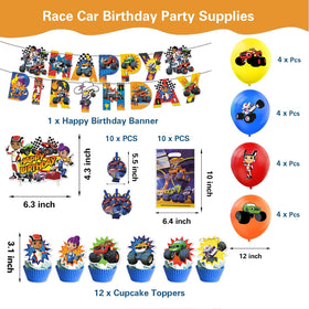HTWHVT monster truck cake topper adds a bold centerpiece for celebrations.