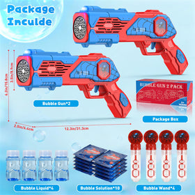HtZestToysiop automatic bubble machine 12-hole for lively outdoor events.