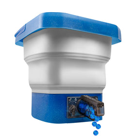 HUAFUNWIN collapsible bucket open for fast ammo access during gel battles.