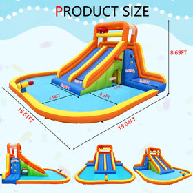 HuaKastro hide&seek cave invites kids to crawl and explore between slides.