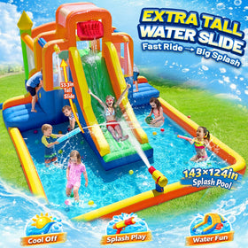 HuaKastro huge splash pool offers ample space to cool off