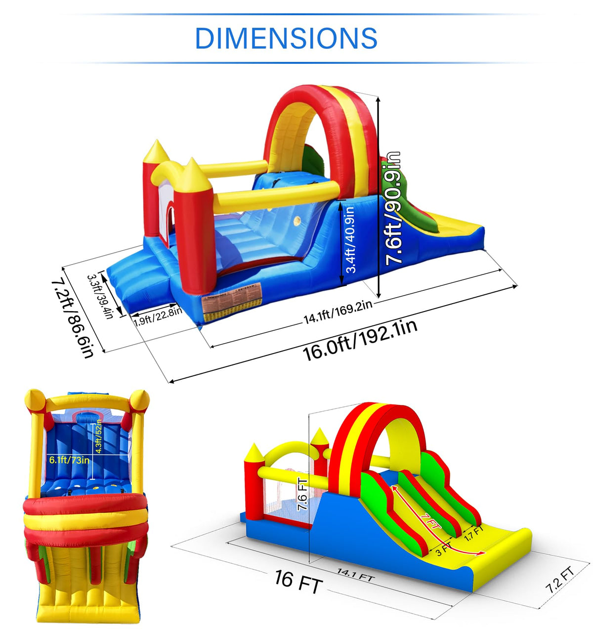 HuaKastro quiet blower reduces indoor noise during inflation