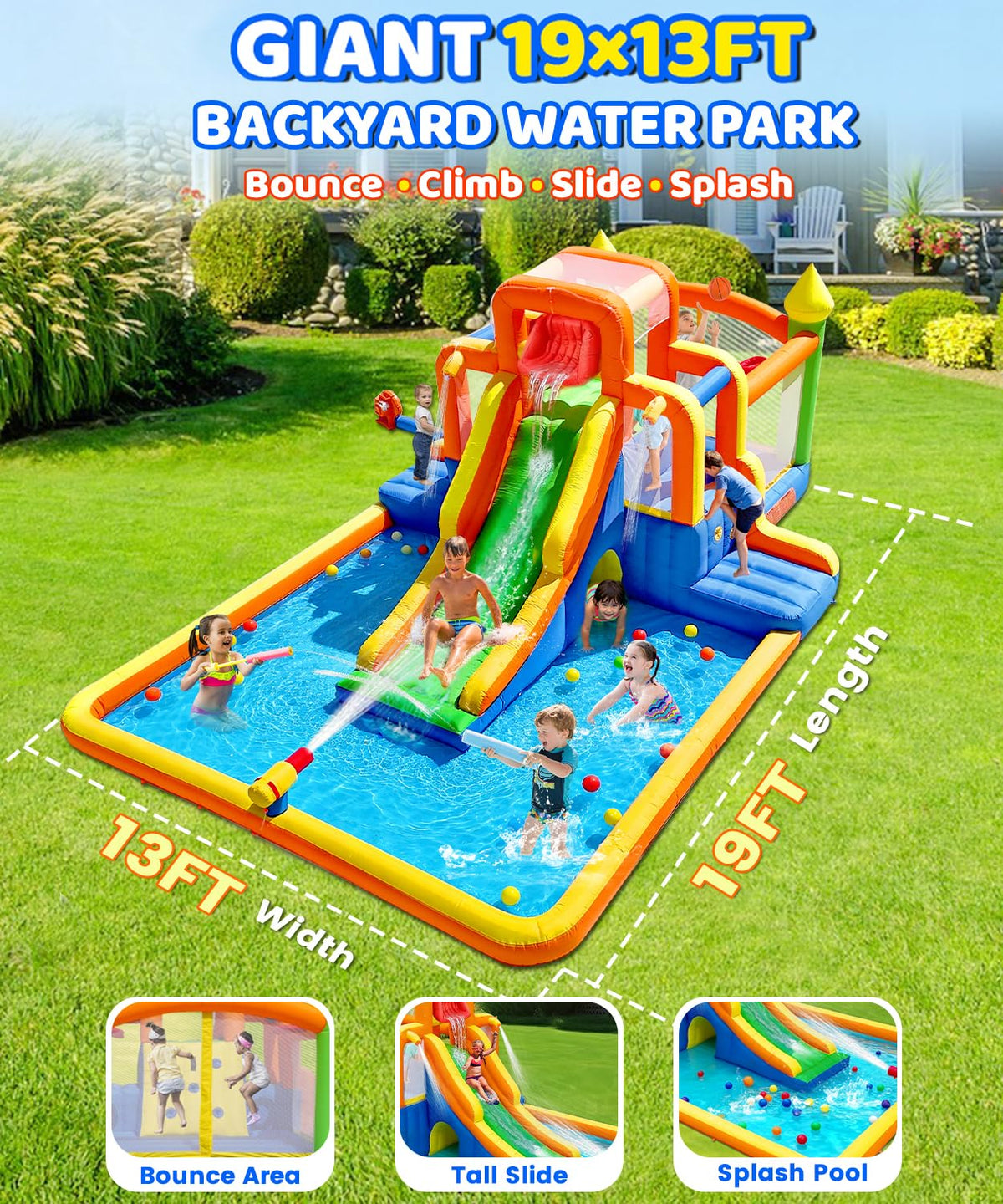 HuaKastro three-climbing-routes promote active play
