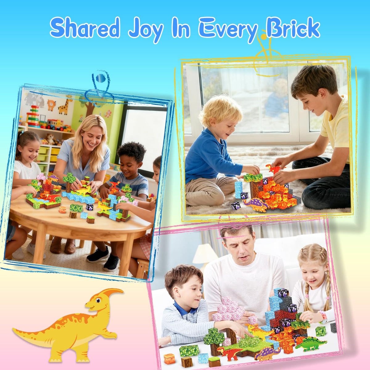 Huaker durable ABS material with rounded edges for safe learning.
