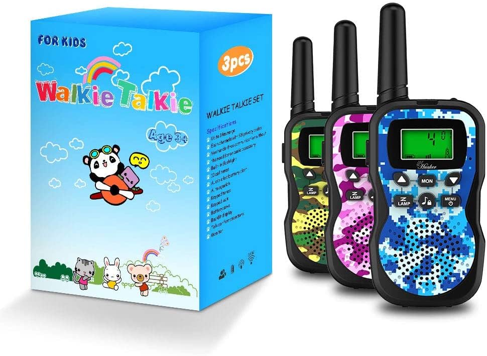 Huaker Kids Walkie Talkies gift-ready box makes a delightful outdoor gift.