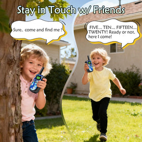 Huaker Kids Walkie Talkies VOX hands-free mode supports natural conversation during active play.