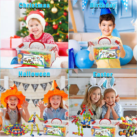 Huaker BPA-free materials offer safe, worry-free construction play for kids.