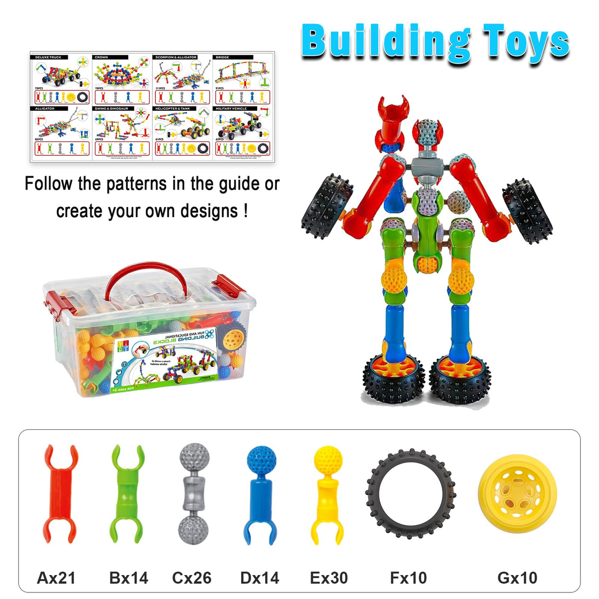 Huaker step-by-step booklet guides exploration of science concepts through play.