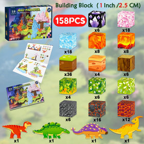 Huaker volcano rescue scene demonstrates action-oriented construction play.