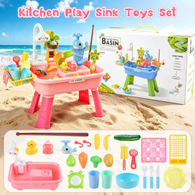 HUASHILUO height-adjustable setup grows with children for comfortable play.