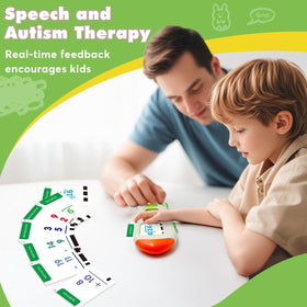HUBFIVY Alphabet Flash Cards kids playing scene shows hands on learning