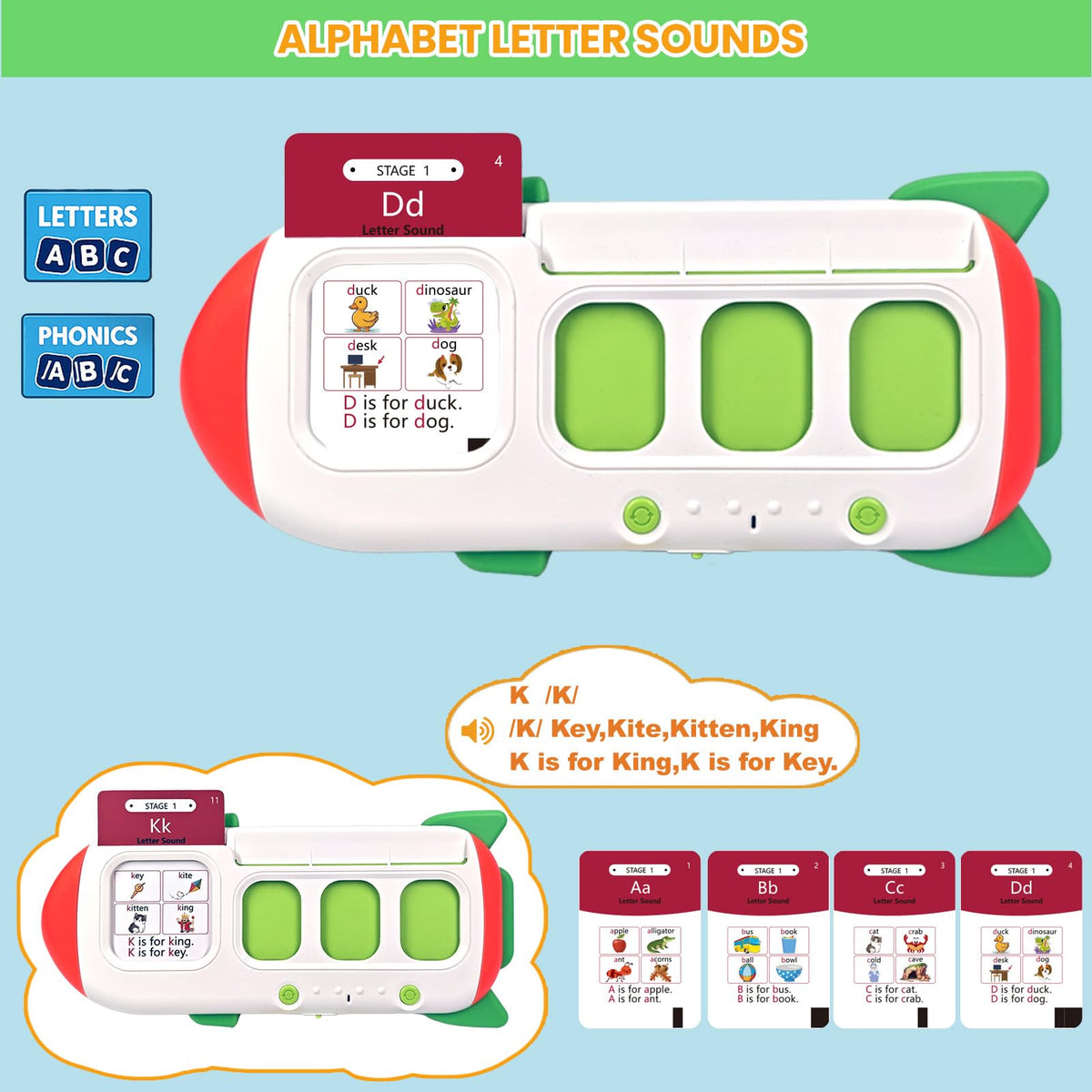 HUBFIVY sight words cards illustrate quick word recognition for preschoolers.